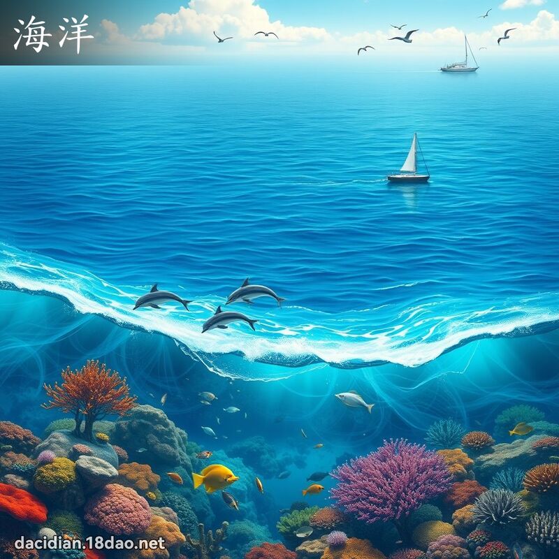 海洋 - 國語大辭典配圖