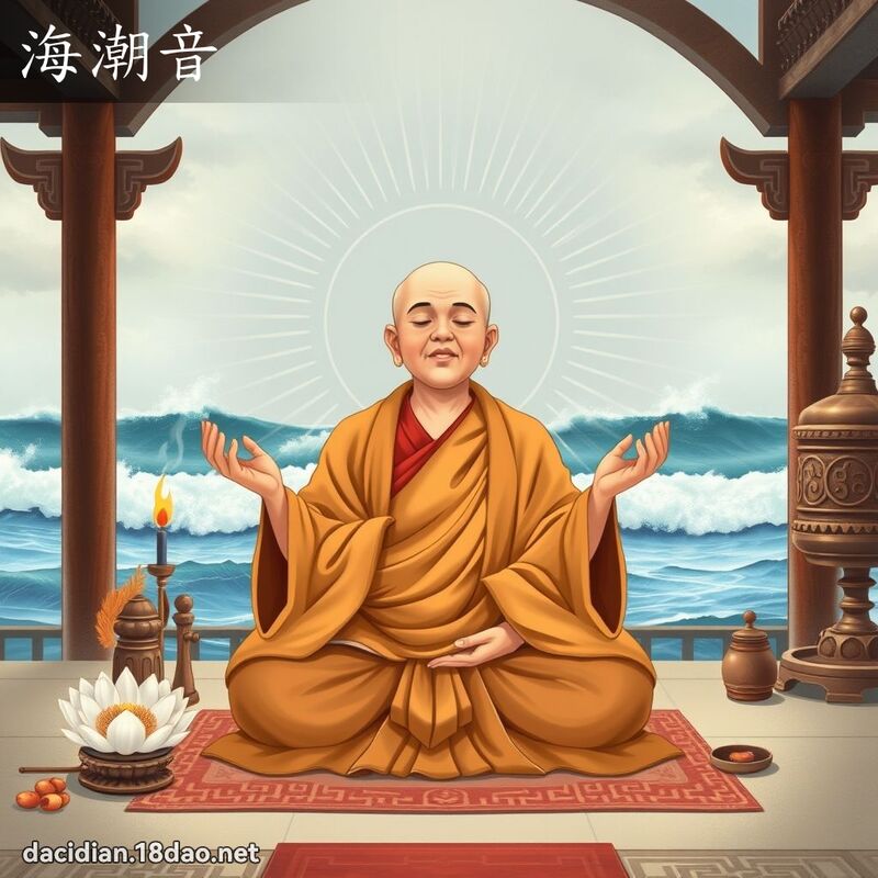 海潮音 - 國語大辭典配圖