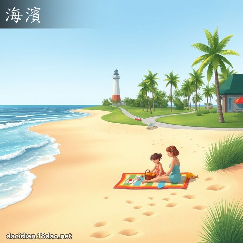 海濱 - 國語大辭典配圖