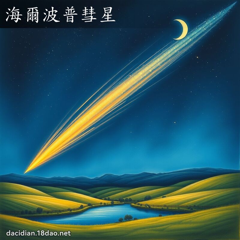 海爾波普彗星 - 國語大辭典配圖