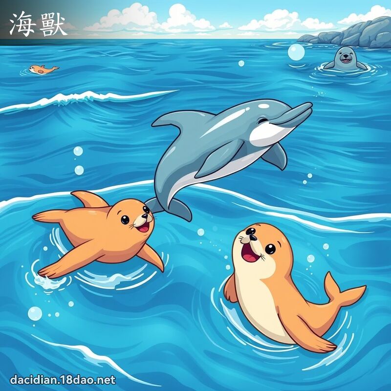海兽 - 国语大辞典配图