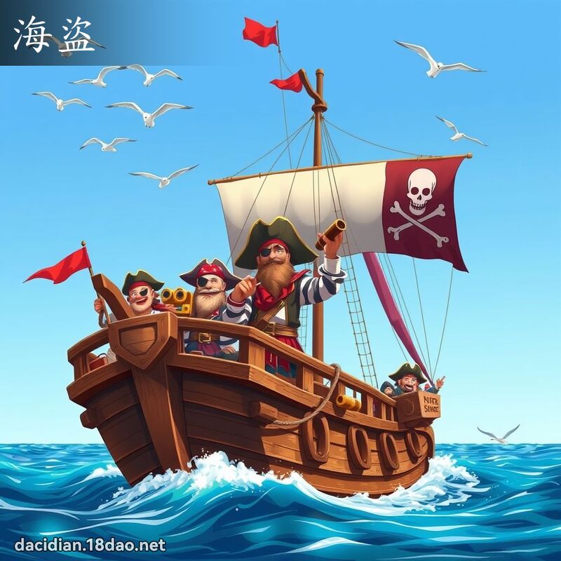 海盜 - 國語大辭典配圖