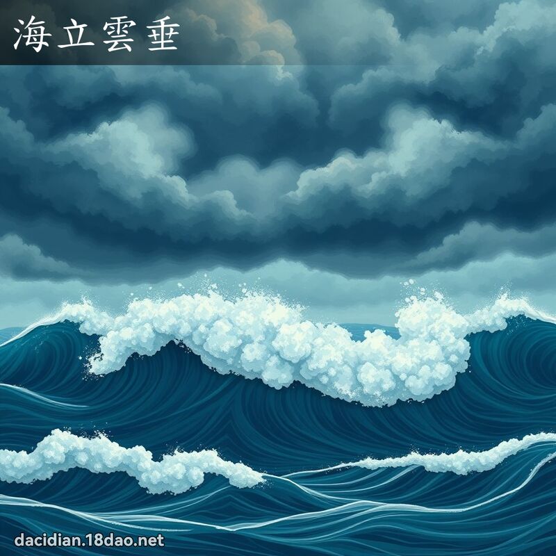 海立云垂 - 国语大辞典配图