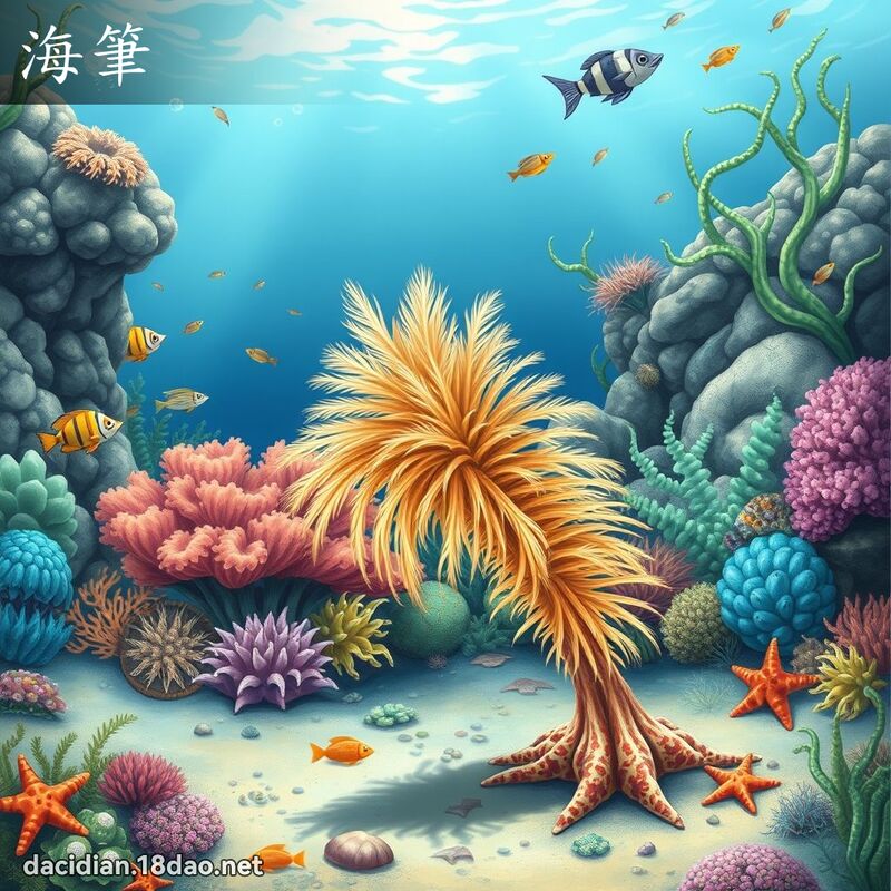 海筆 - 國語大辭典配圖