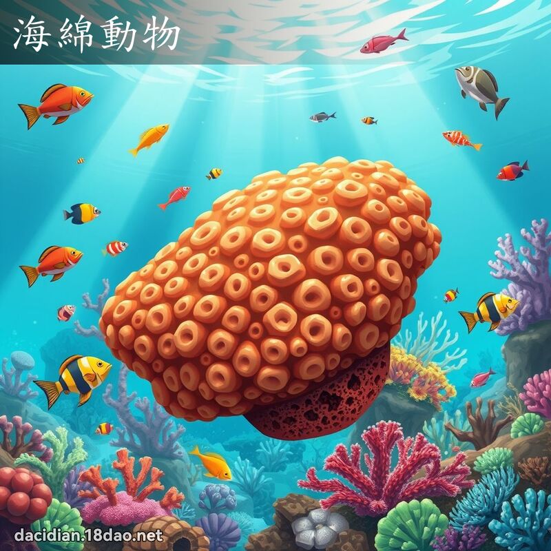 海绵动物 - 国语大辞典配图