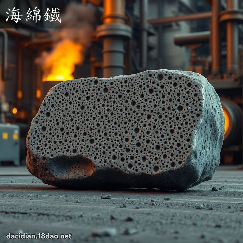 海綿鐵 - 國語大辭典配圖