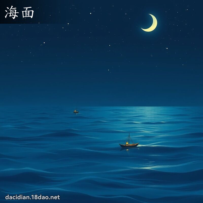 海面 - 国语大辞典配图