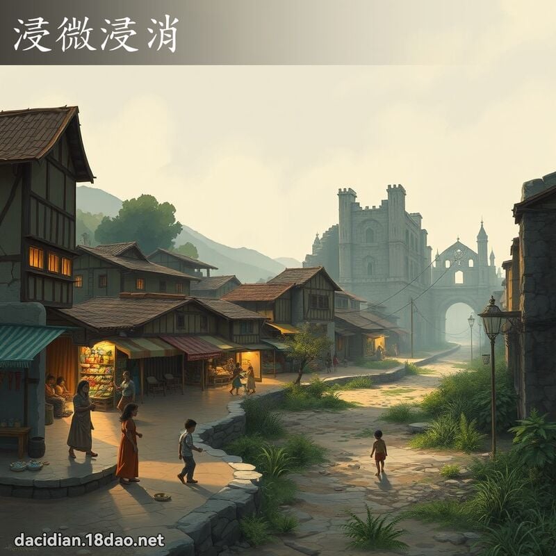 浸微浸消 - 國語大辭典配圖