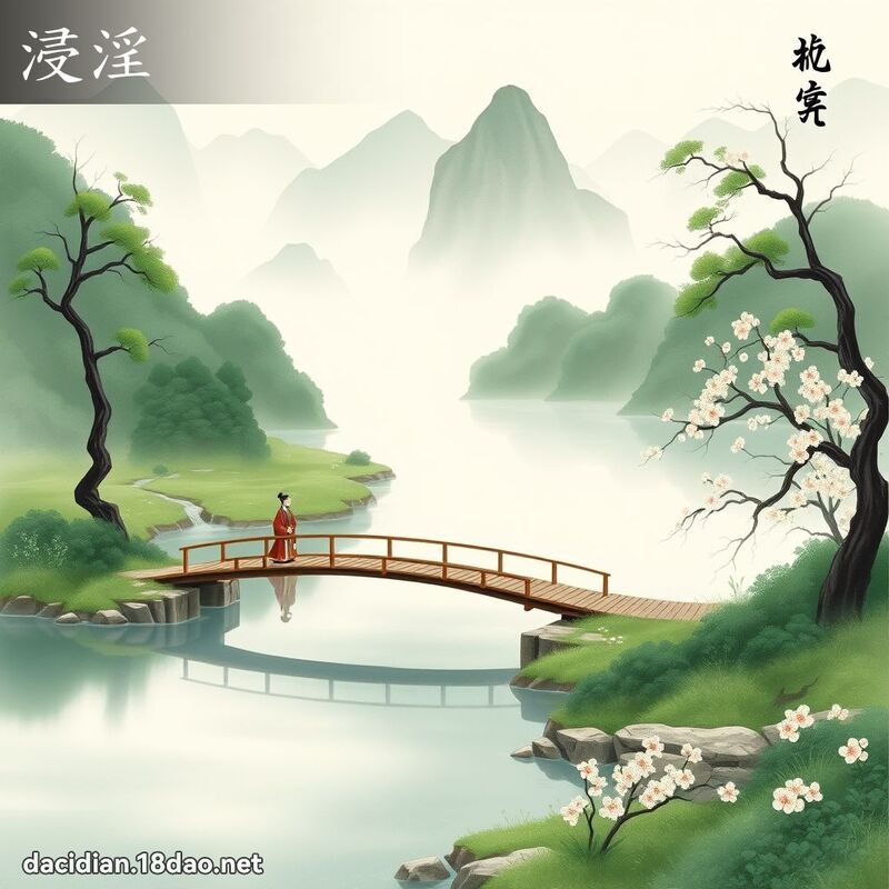 浸淫 - 国语大辞典配图