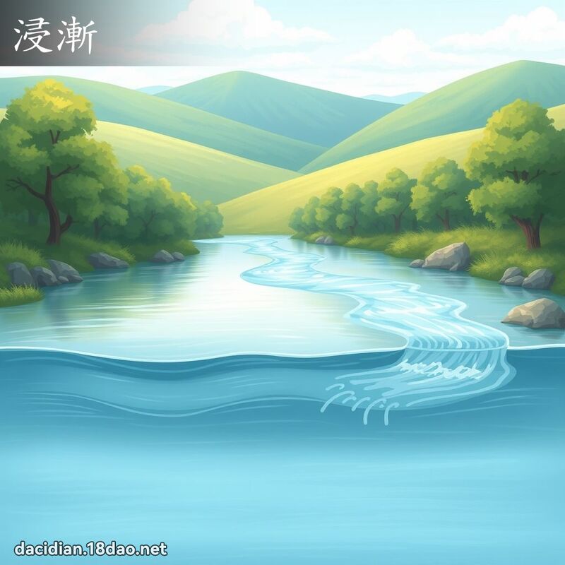 浸漸 - 國語大辭典配圖