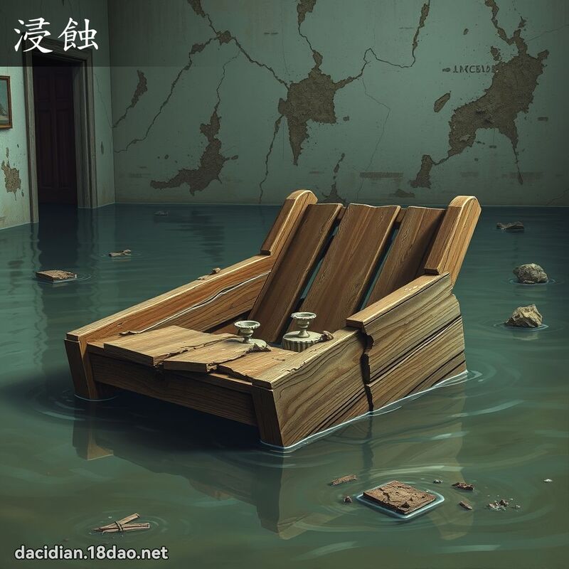 浸蚀 - 国语大辞典配图
