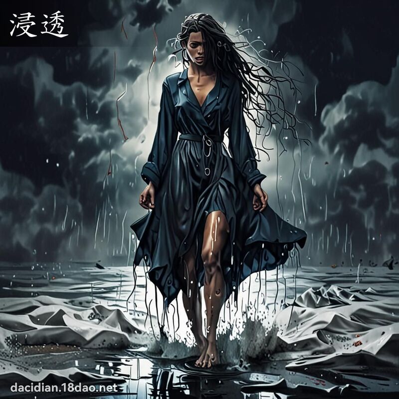 浸透 - 國語大辭典配圖
