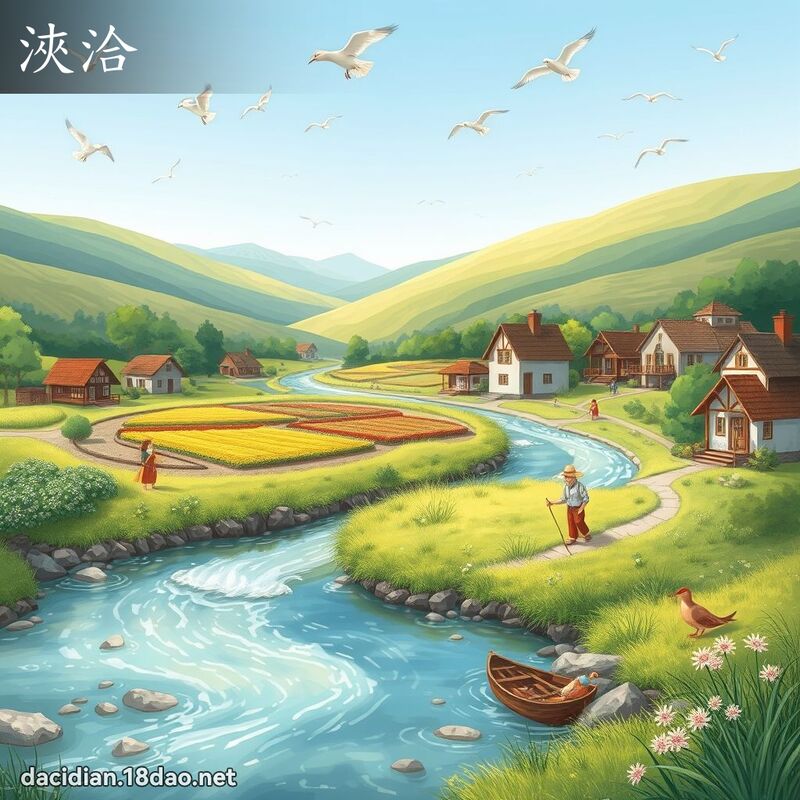 浹洽 - 國語大辭典配圖