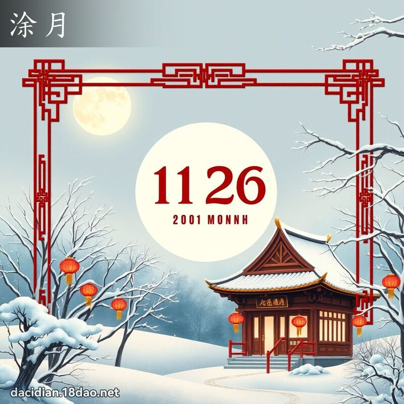 涂月 - 国语大辞典配图