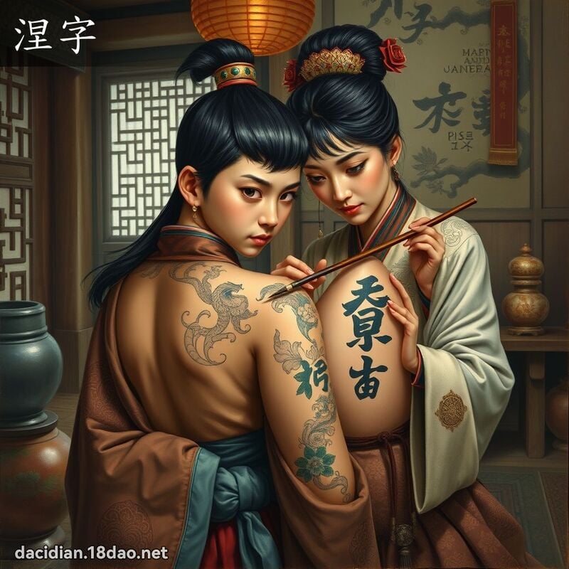 涅字 - 國語大辭典配圖
