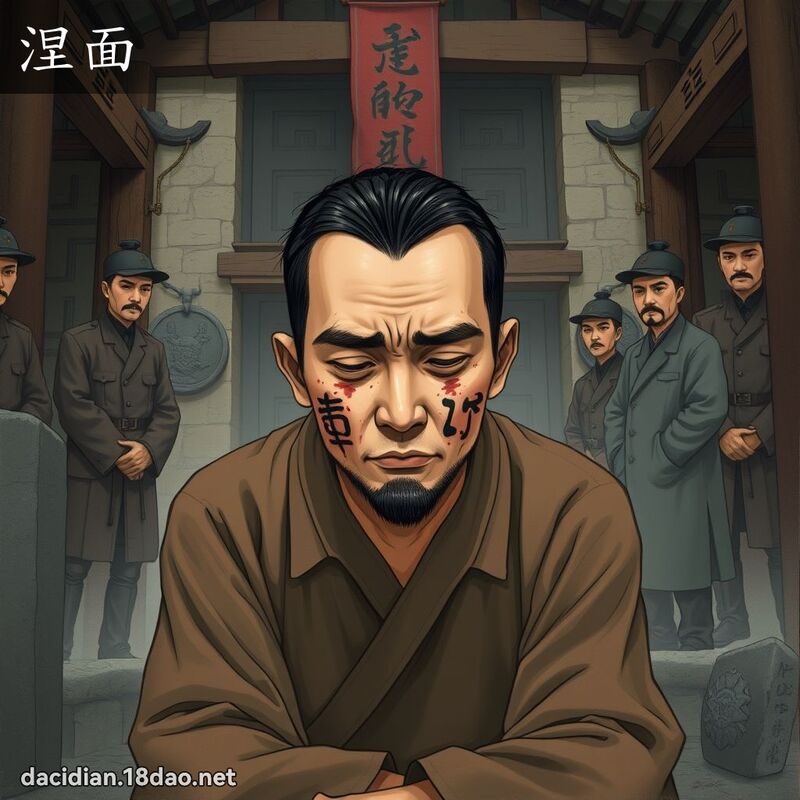 涅面 - 国语大辞典配图
