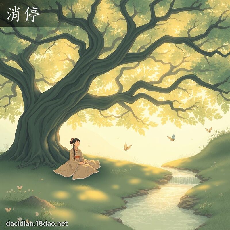 消停 - 國語大辭典配圖