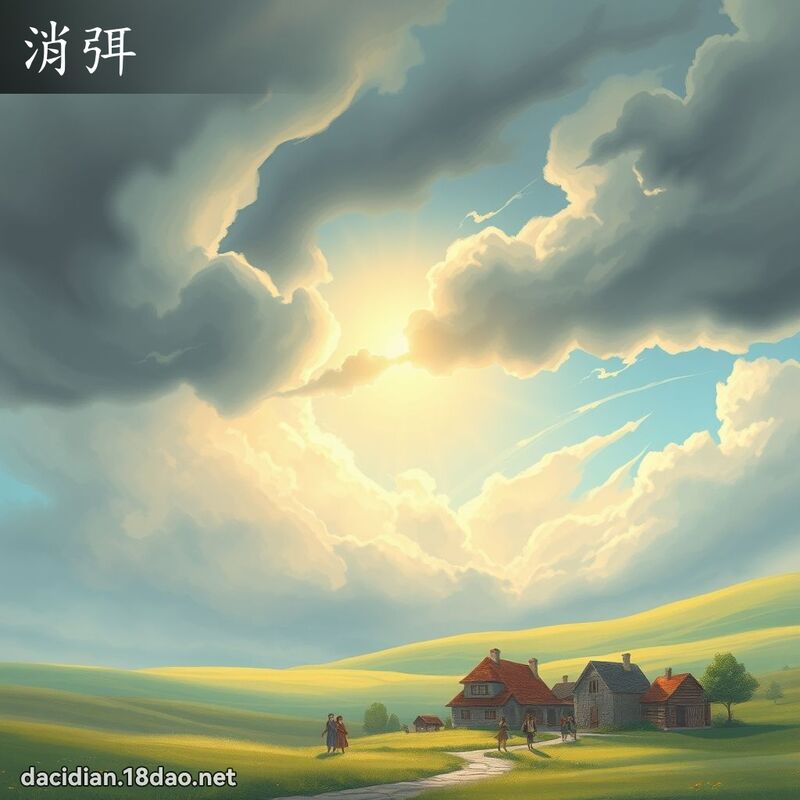 消弭 - 國語大辭典配圖