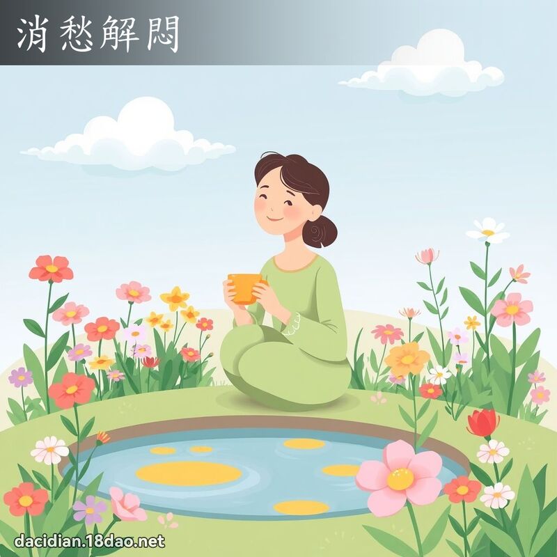 消愁解悶 - 國語大辭典配圖