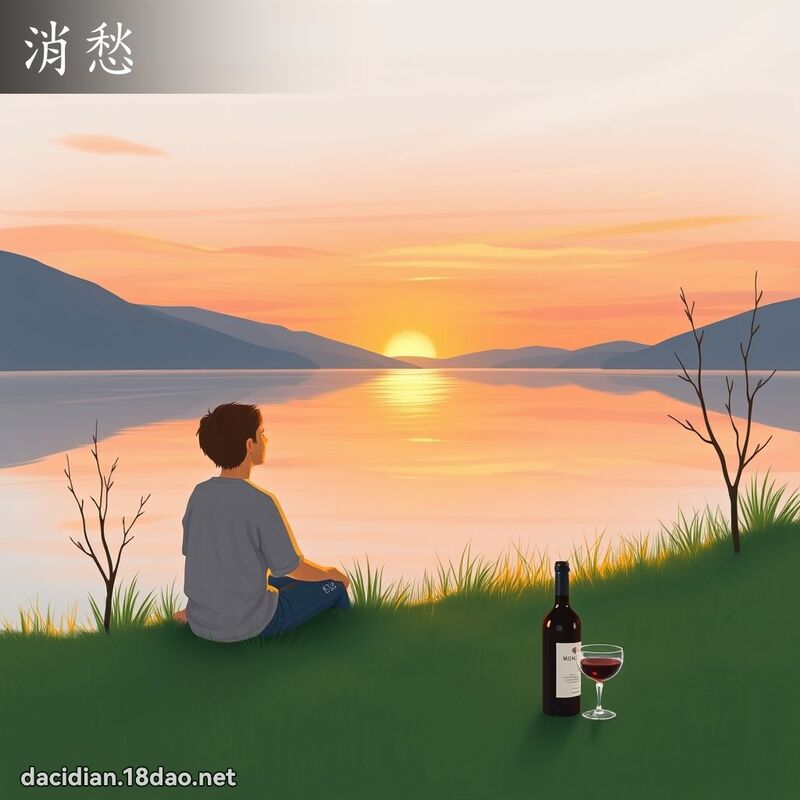 消愁 - 國語大辭典配圖