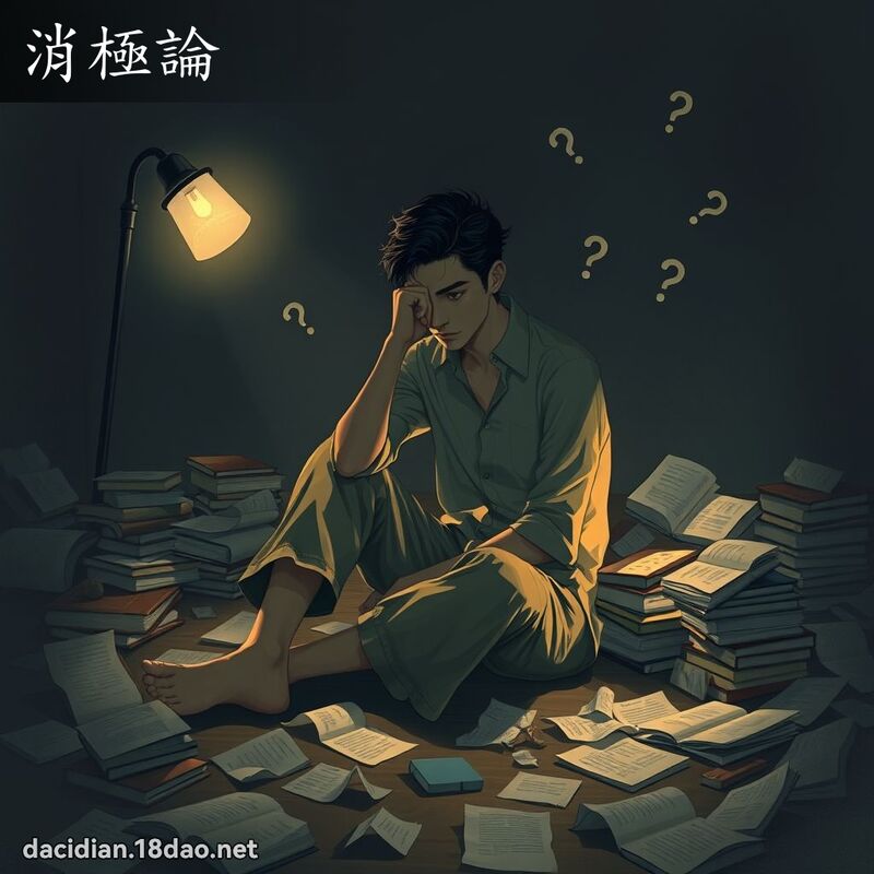 消極論 - 國語大辭典配圖