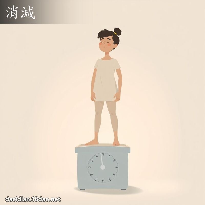 消減 - 國語大辭典配圖