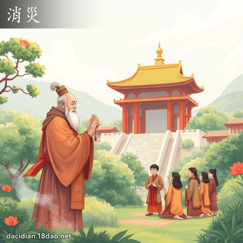 消災 - 國語大辭典配圖