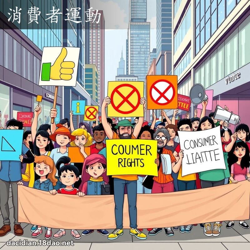 消費者運動 - 國語大辭典配圖