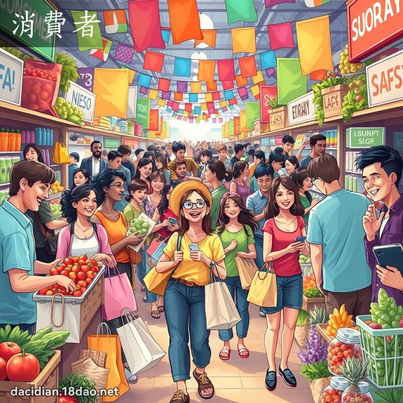 消費者 - 國語大辭典配圖