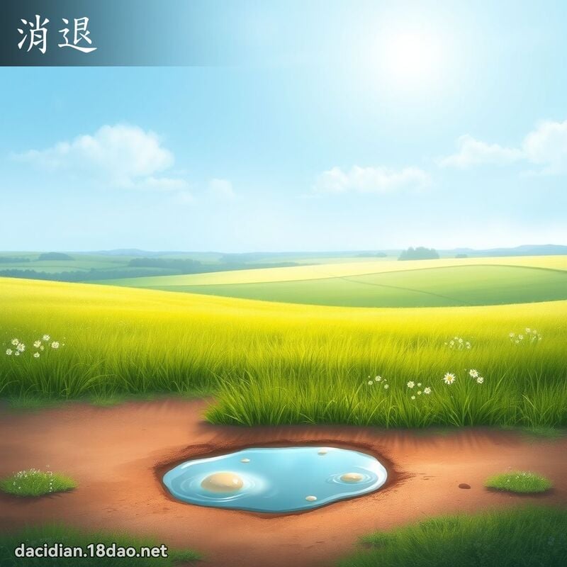 消退 - 國語大辭典配圖