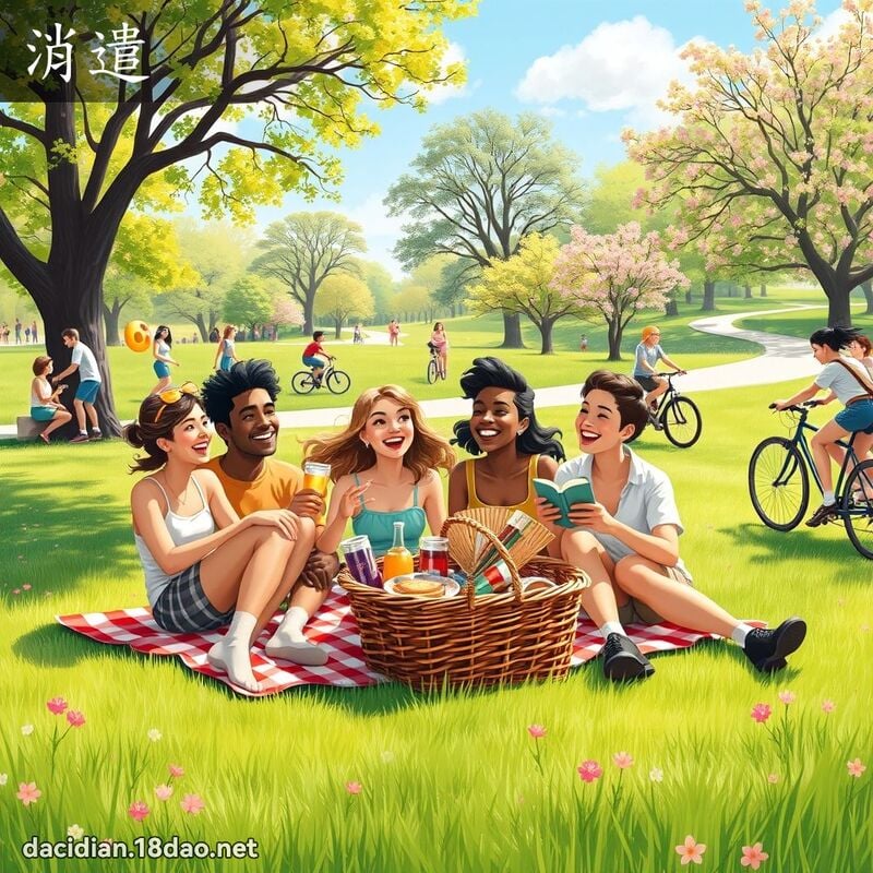 消遣 - 國語大辭典配圖