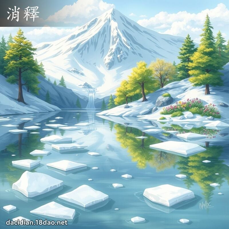 消释 - 国语大辞典配图