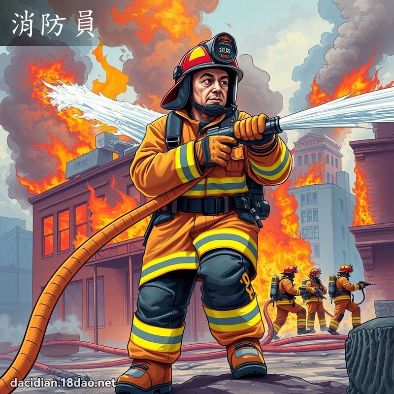 消防員 - 國語大辭典配圖