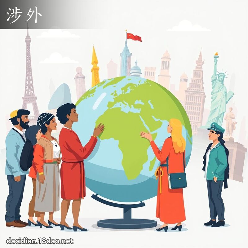 涉外 - 国语大辞典配图