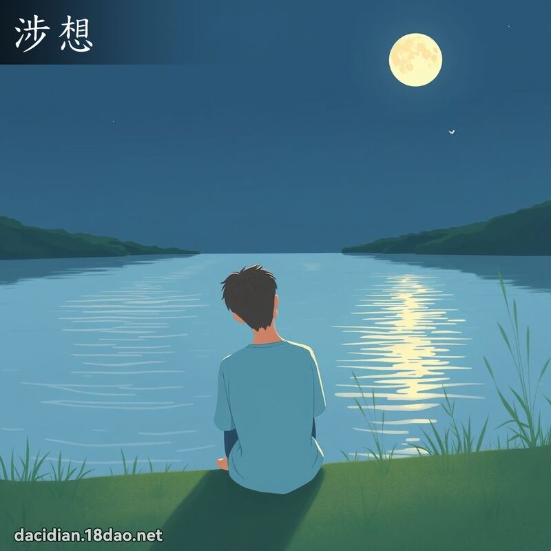 涉想 - 国语大辞典配图