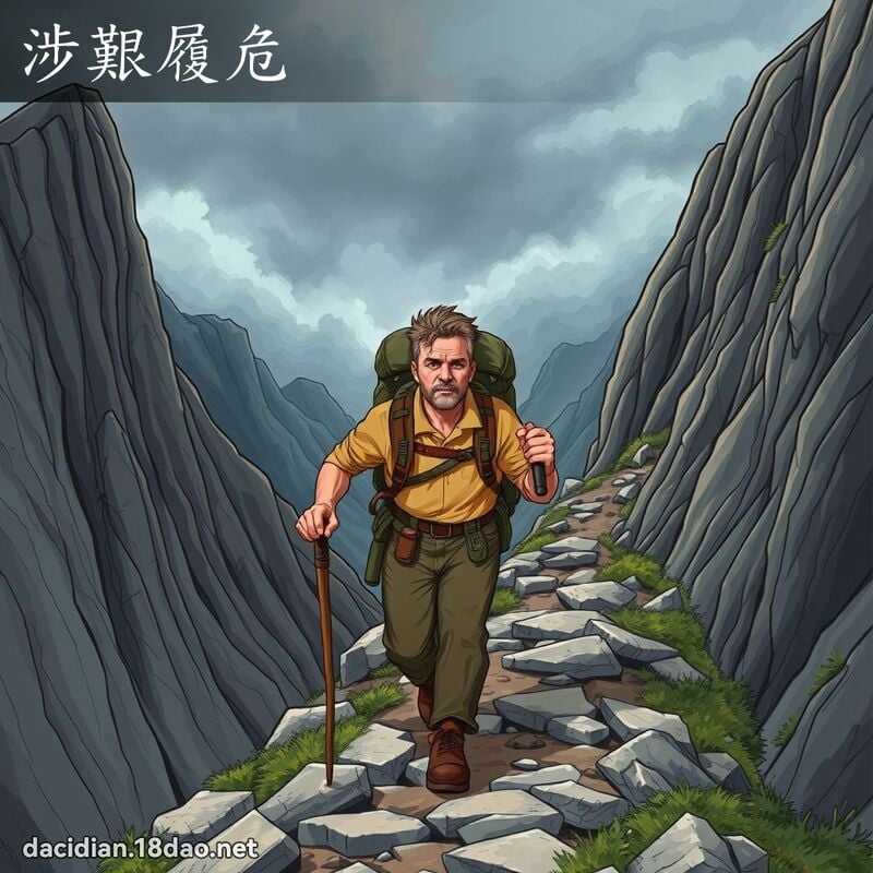 涉艱履危 - 國語大辭典配圖