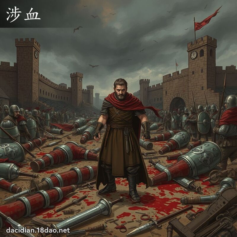 涉血 - 国语大辞典配图