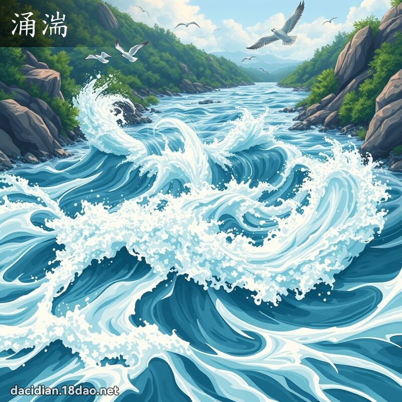 涌湍 - 國語大辭典配圖