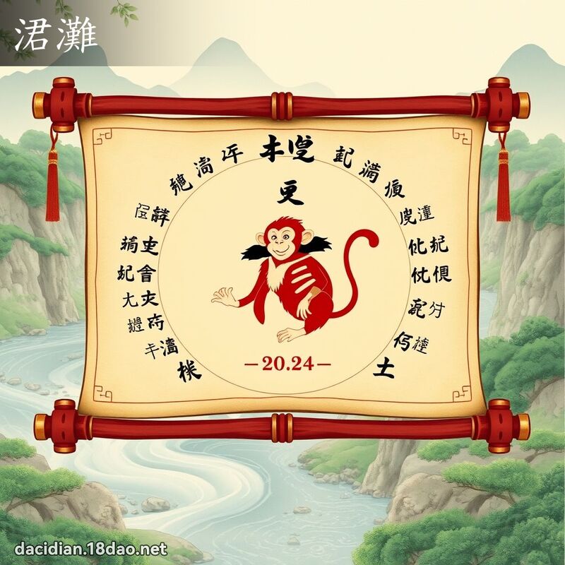 涒灘 - 國語大辭典配圖