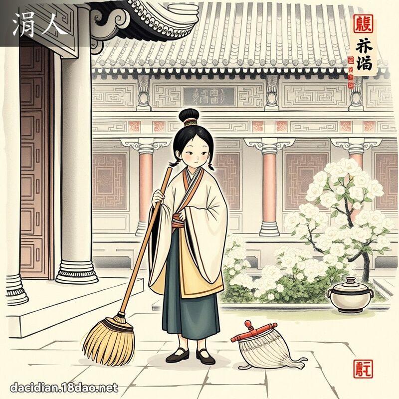 涓人 - 國語大辭典配圖