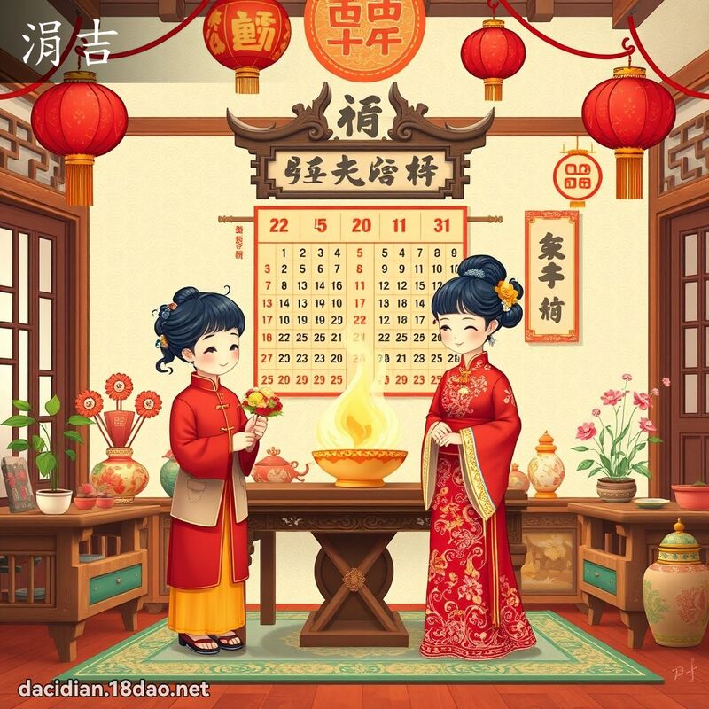 涓吉 - 國語大辭典配圖