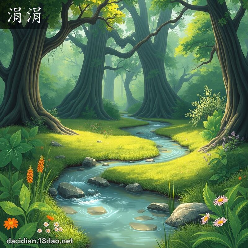 涓涓 - 国语大辞典配图