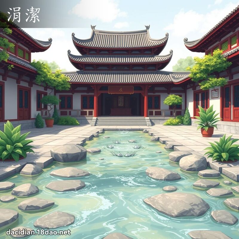 涓潔 - 國語大辭典配圖