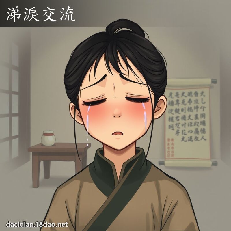 涕淚交流 - 國語大辭典配圖
