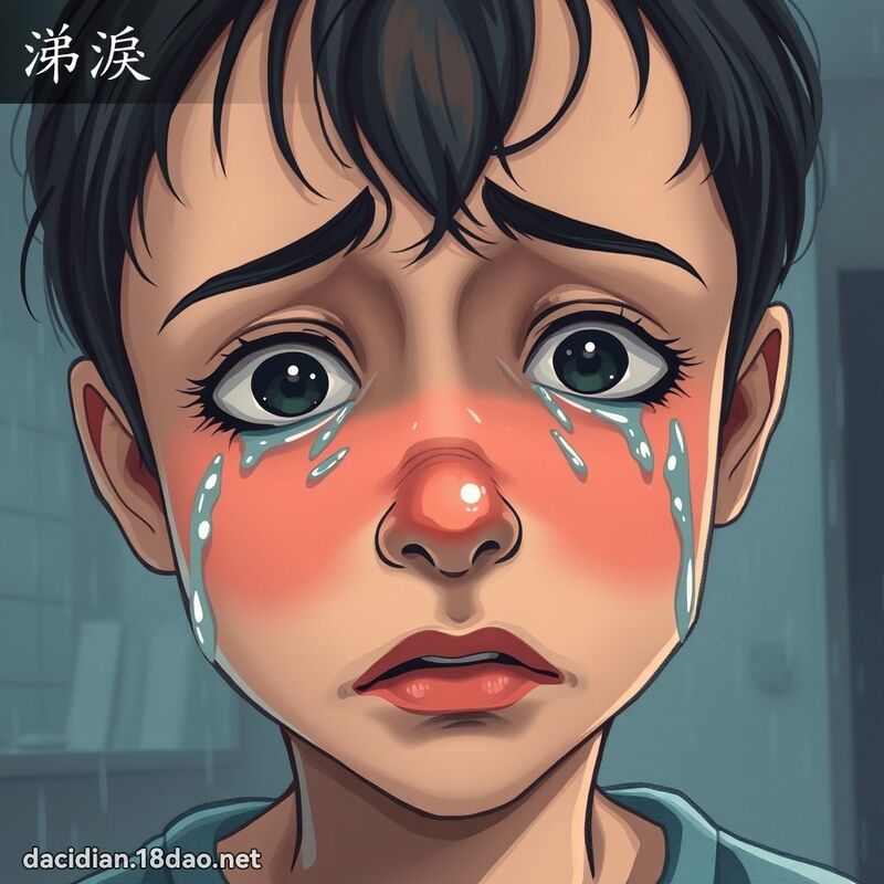 涕淚 - 國語大辭典配圖