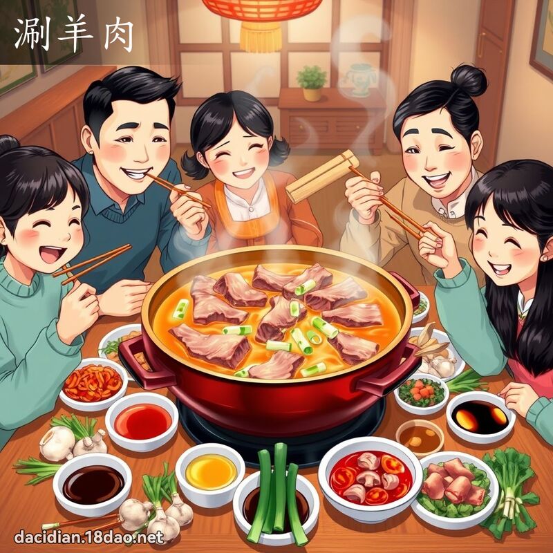 涮羊肉 - 国语大辞典配图