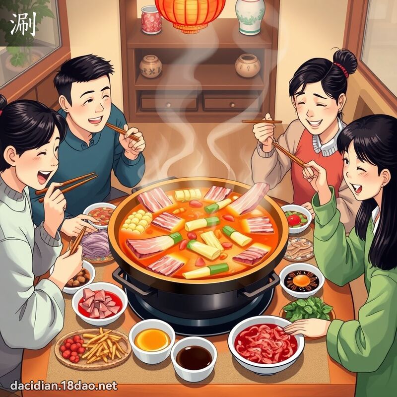 涮 - 國語大辭典配圖