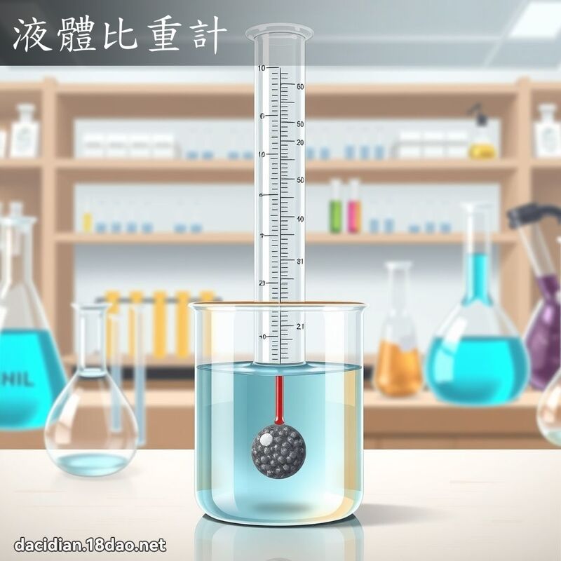 液體比重計 - 國語大辭典配圖