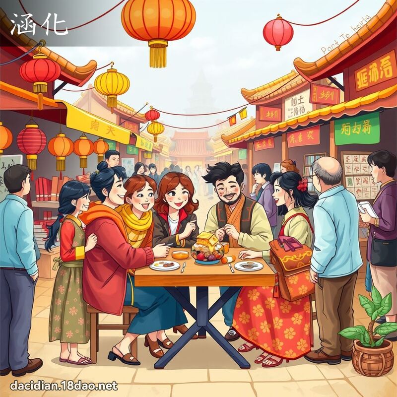 涵化 - 國語大辭典配圖