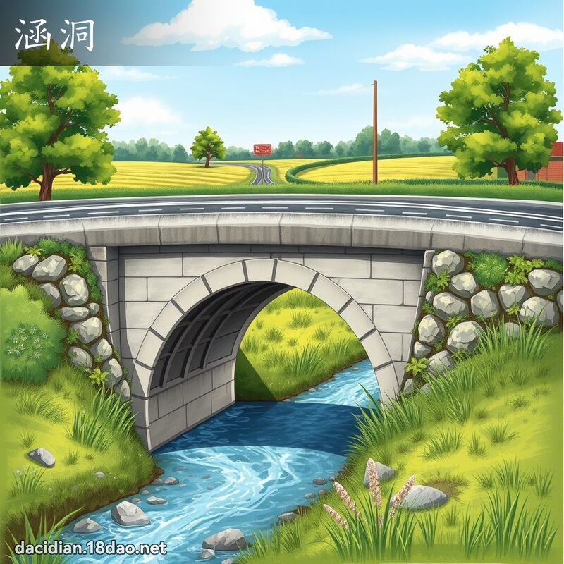 涵洞 - 國語大辭典配圖